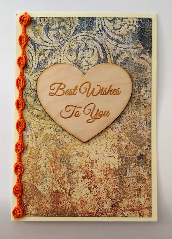 Greeting card "Best wishes to you"